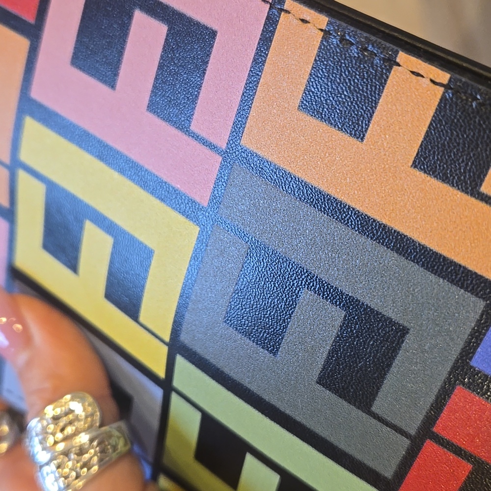 New Designer Inspired Multi-Colored Crossbody Bag - Picture 6 of 6